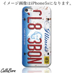 CollaBorn スマホカバー Xperia Z1 f （SO-02F） 「Numberplate[Illinois]」