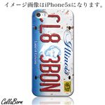CollaBorn スマホカバー Xperia Z1 f （SO-02F） 「Numberplate[Illinois]」