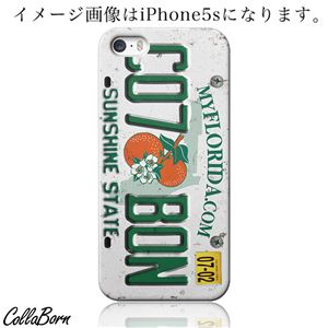 CollaBorn スマホカバー Xperia Z1 f （SO-02F） 「Numberplate[Florida]」