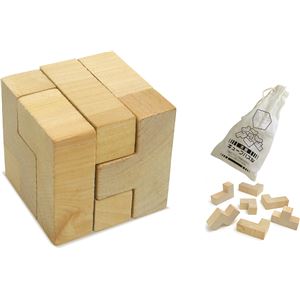 (まとめ)アーテック 木製キューブパズル 【×30セット】 - 拡大画像