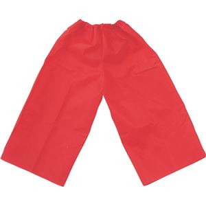 (まとめ)アーテック 衣装ベース 【J ズボン】 不織布 レッド(赤) 【×30セット】 - 拡大画像
