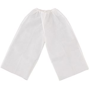 (まとめ)アーテック 衣装ベース 【J ズボン】 不織布 ホワイト(白) 【×30セット】 - 拡大画像