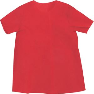 (まとめ)アーテック 衣装ベース 【S シャツ】 不織布 レッド(赤) 【×30セット】 - 拡大画像