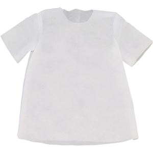 (まとめ)アーテック 衣装ベース 【S シャツ】 不織布 ホワイト(白) 【×30セット】 - 拡大画像