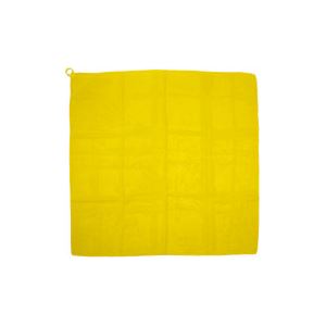 (まとめ)アーテック カラースカーフ 700×700mm ポリエステル製 ループ付き イエロー(黄) 【×30セット】 - 拡大画像
