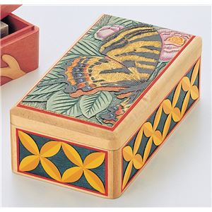 (まとめ)アーテック 木彫印かん小箱(印泥付) 【×10セット】 - 拡大画像