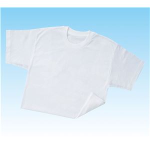 (まとめ)アーテック Tシャツ 【Jサイズ 8～10才用】 綿100% 半袖 無地 ホワイト(白) 【×15セット】 - 拡大画像