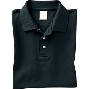 (まとめ)アーテック コットンカラーポロシャツ S ブラック 【×5セット】 - 拡大画像