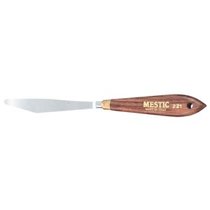 (まとめ)アーテック MESTIC パレットナイフ(描画材/油彩道具) 102×15mm 鋼製ブレード 221 【×10セット】 - 拡大画像