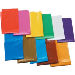 (まとめ)アーテック ブルー(青) カラービニール袋(10枚組) 【×15セット】 - 拡大画像