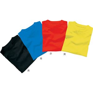 (まとめ)アーテック カラーTシャツ 【Jサイズ】 綿100% 半袖 無地 ブルー(青) 【×15セット】 - 拡大画像