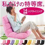 お買得もこもこ座椅子 合皮アイボリー