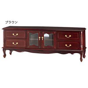 デザイン家具シリーズ「サラ」 2： テレビ台幅150cmロータイプ ブラウン