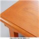 簡単折りたたみ座卓/ローテーブル 【1： 幅75cm】木製 ライトブラウン - 縮小画像3