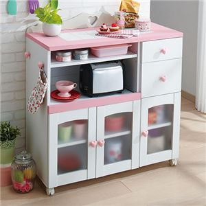 ラブリーキッチンワゴン 3： ワイドワゴン