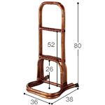 籐つかまり立ちステッキ 【2： 大】