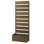 スタイリッシュプランター/パーテーション 【幅56cm ハイタイプ】 樹脂素材人工木使用 〔ガーデニング用品 園芸〕
