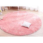 抗菌・防臭・ウォッシャブルさらふわシャギーラグマット 【長方形/約130×185cm】 ベビーピンク 洗える すべりにくい加工