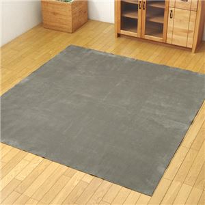 なめらかタッチのお悩み解決ラグ【イーズ】 グレー 約185×240cm