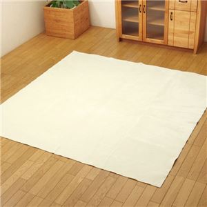 なめらかタッチのお悩み解決ラグ【イーズ】 アイボリー 約185×240cm