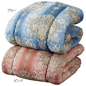 【ASAHI KASEI】 温感調節 掛け布団/寝具 【ダブル ブルー】 日本製 アクアミュー 〔寝室 ベッドルーム〕