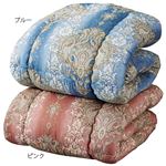 【ASAHI KASEI】 温感調節 掛け布団/寝具 【ダブル ブルー】 日本製 アクアミュー 〔寝室 ベッドルーム〕