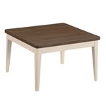 こたつテーブル/ローテーブル 【約60×60cm】 正方形 木製脚付き オールシーズン対応 〔リビング ダイニング〕