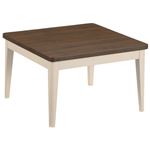 こたつテーブル/ローテーブル 【約75×75cm】 正方形 木製脚付き オールシーズン対応 〔リビング ダイニング〕