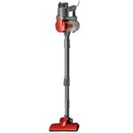 軽量 サイクロン式 2WAY 掃除機 【レッド】 幅11cm 伸縮パイプ フロアノズル フレキシブルブラシノズル 『KALOS カロス』