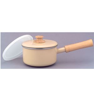 富士琺瑯 Tenohira（てのひら） ホーローソースパン14cm（1L）目安メモリ付 TH-14S
