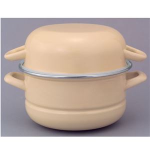富士琺瑯 Tenohira（てのひら） スチーマー18cm（2.4L） TH-18SM IHクッキングヒーター対応 オーブン使用可能！ 10P25Apr13 fs2gm