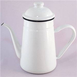 富士ホーロー TS（カフェ・ノワール） ドリップポット11cm（1.0L） ホワイト TS-11DP・W 10P25Apr13 fs2gm