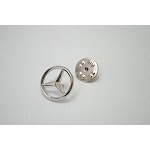 M.BENZ ピンバッジ メッキ 5244　