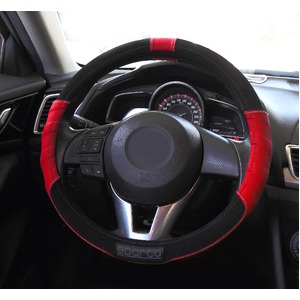 SPARCO ステアリングカバーM スエードレッド SPC1108RS SPARCO ステアリングカバーM スエードレッド SPC1108RS
