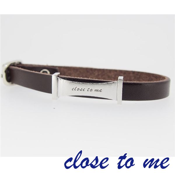 SBR13-019 close to me(クロス・トゥ・ミー) レザーブレスレット ユニセックスf00
