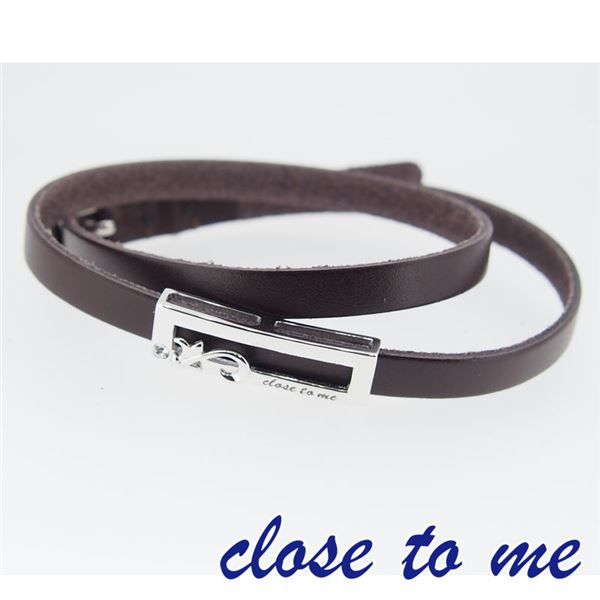 SBR13-038 close to me(クロス・トゥ・ミー) レザーブレスレット レディースf00