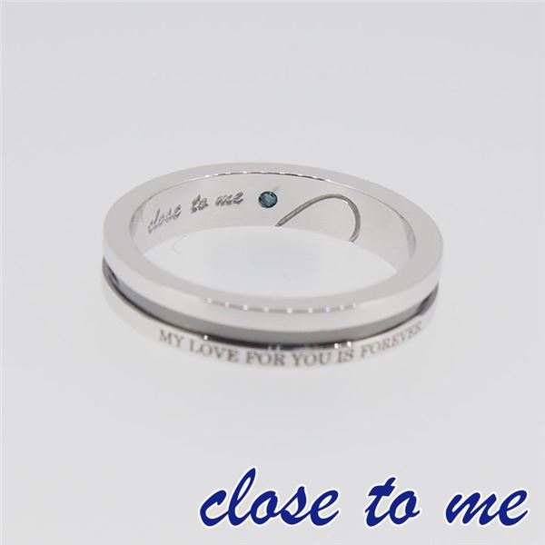 SR14-014BK close to me(クロス・トゥ・ミー) シルバーリング メンズ 17号f00