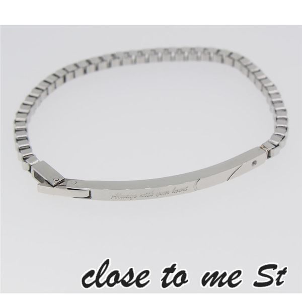SBR11-002 close to me St(クロス・トゥ・ミー) ステンレスブレスレット レディースf00