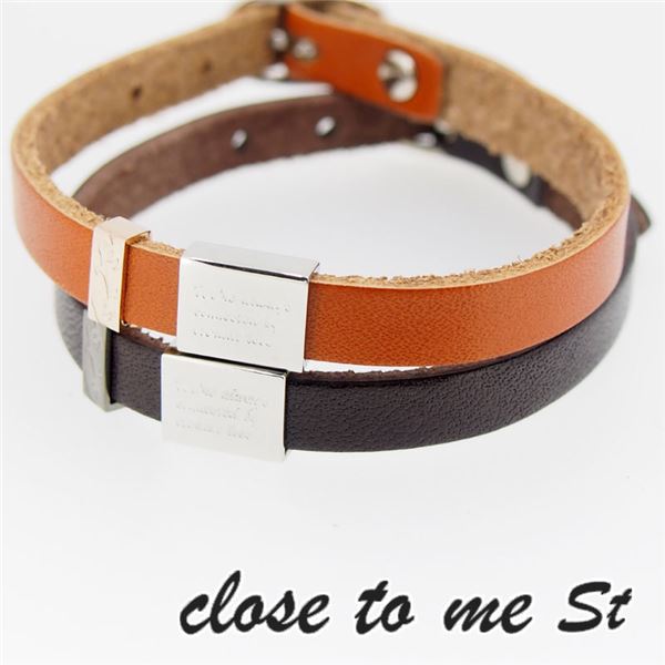 SBR11-003004 close to me St(クロス・トゥ・ミー) レザーブレスレット ペアf00