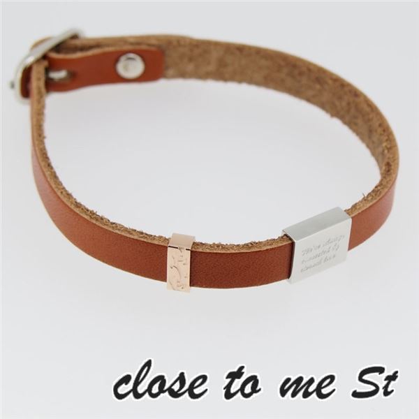 SBR11-004 close to me St(クロス・トゥ・ミー) レザーブレスレット レディースf00