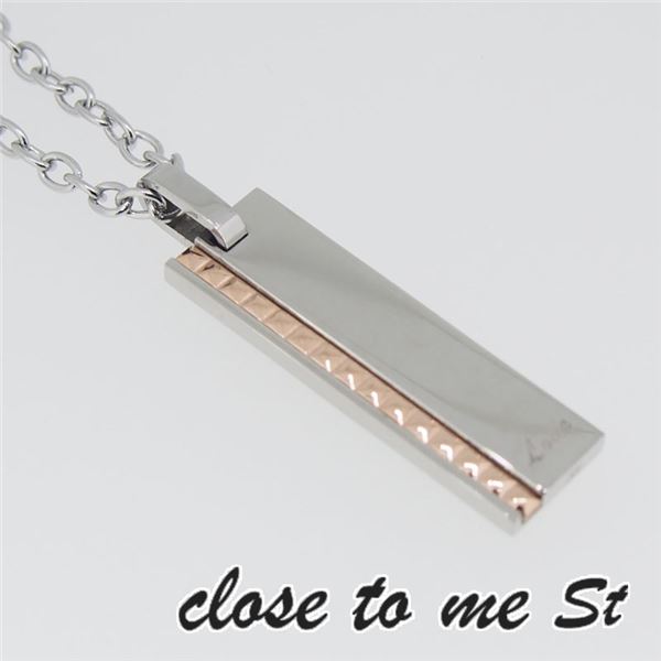 SN11-016 close to me St(クロス・トゥ・ミー) ステンレスネックレス レディースf00