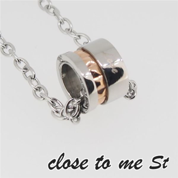 SN11-018 close to me St(クロス・トゥ・ミー) ステンレスネックレス レディースf00