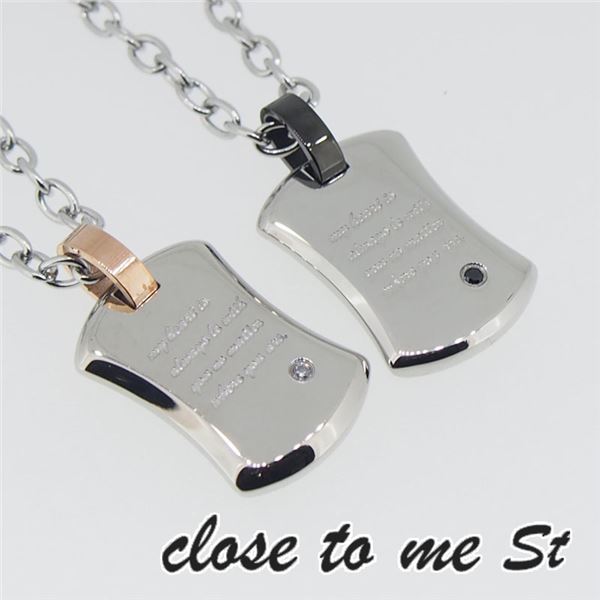 SN11-019020 close to me St(クロス・トゥ・ミー) ステンレスネックレス ペアf00