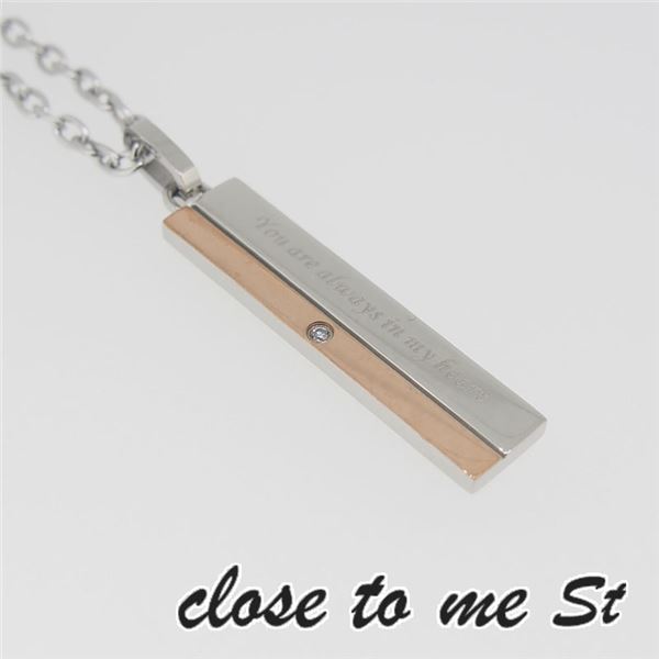 SN11-028 close to me St(クロス・トゥ・ミー) ステンレスネックレス レディースf00