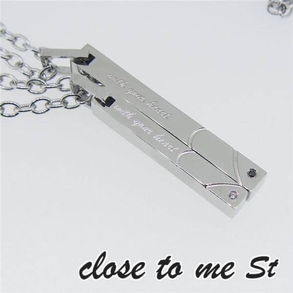 SN11-031032 close to me St(クロス・トゥ・ミー) ステンレスネックレス ペアf00
