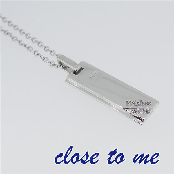 SN13-118S close to me(クロス・トゥ・ミー) シルバーネックレス ペアf00