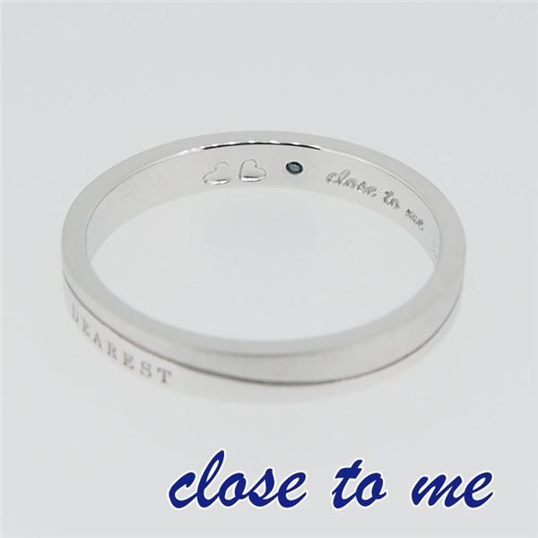 SR14-013 close to me(クロス・トゥ・ミー) リング ペア 9号f00