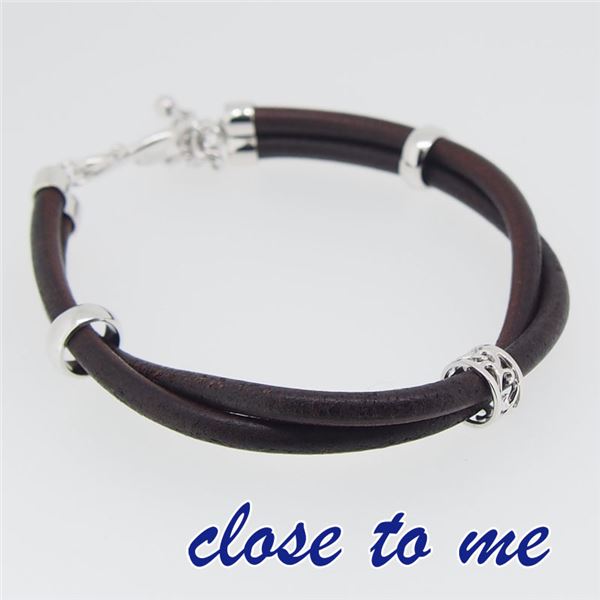 sbr13-012 close to me(クロス・トゥ・ミー) レザーブレスレット レディースf00