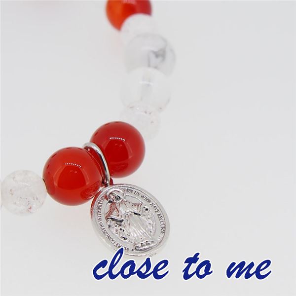sbr13-024 close to me(クロス・トゥ・ミー) 天然石数珠ブレスレット レディースf00
