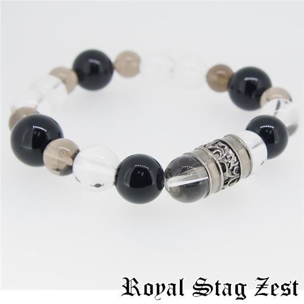 sbr25-008 Royal Stag ZEST(ロイヤル・スタッグ・ゼスト) 天然石数珠ブレスレット・パワーストーンブレスレット メンズf00